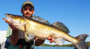 Zander fishing in Sweden at lake Bunn: one of the best fishing waters for large zander in Sweden.