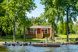 Schweden Ferienhaus am See: Unser Schweden Ferienhaus Nabben eignet sich bestens zum Angeln auf Barsch, Zander und Hecht.