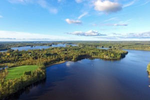 Luftbild vom Lilla Ntaren - hier von Sdost nach Norden fotografiert.