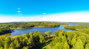 Der Badeplatz mit Sauna und Boot der zu unserem Schweden Ferienhaus gehrt.