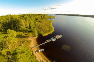 Ferienhaus in Schweden am See Stora Ntaren.